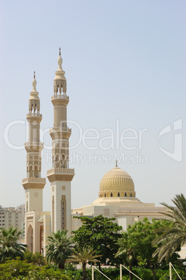 Muslim mosque, Sharjah, United Arab Emirates