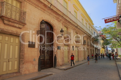 Hausfassade in Havana