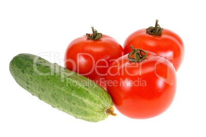 cucumber with tomato