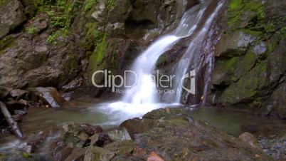 time lapse water flow waterfall wide