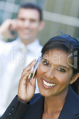 Woman On Her Cell Phone