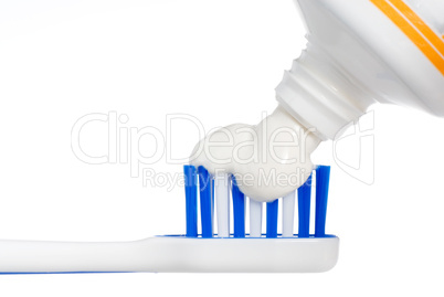 Zahnbürste und Zahnpaste