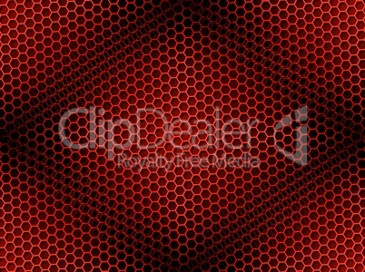 Honeycomb Background Seamless Red