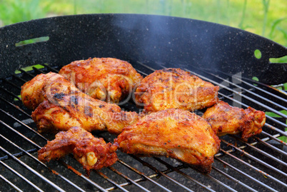 Grillen Hähnchen - grilling chicken 07