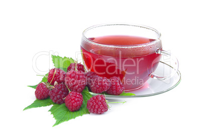 Tee Himbeere - raspberry tea 02