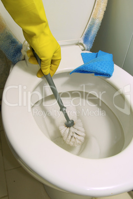 Toilette putzen - toilet cleaning 05