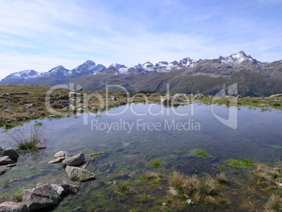 Berge bei St. Moritz