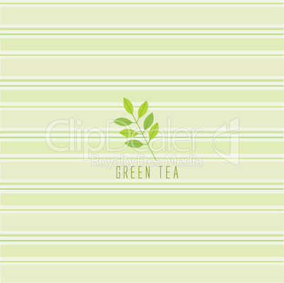 Green Tea Tapete/Blatt