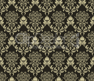 seamless damask pattern