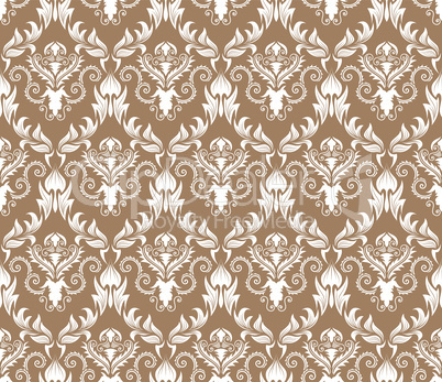 seamless damask pattern