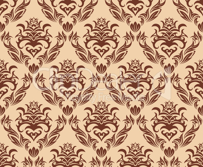 seamless damask pattern