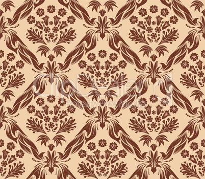 seamless damask pattern