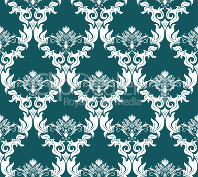 seamless damask pattern