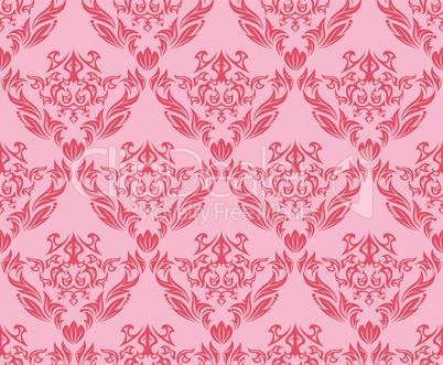 seamless damask pattern