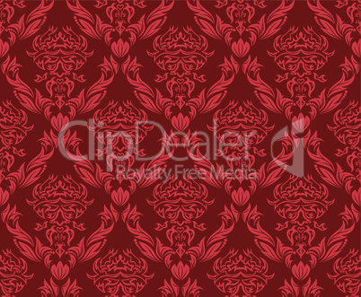 seamless damask pattern