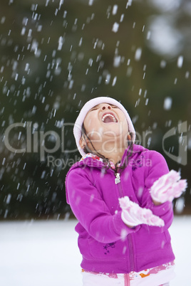 Girl In The Snow