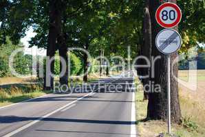 country road alley