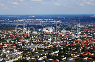 aerial photo of berlin