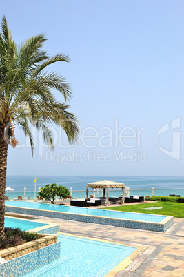 Hotel recreation area, Fujeirah, UAE