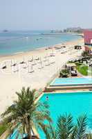 Recreation area of luxury hotel, Fujeirah, UAE