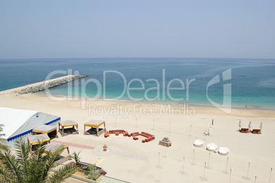 Place for a barbecue on the beach, Fujeirah, UAE