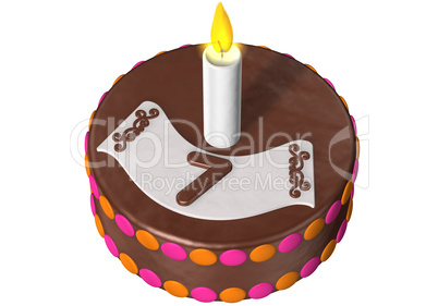 birthday cake seven