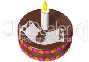 birthday cake eight