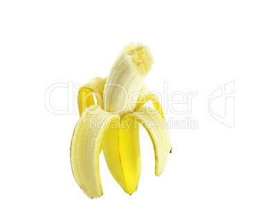 abgebissene Banane