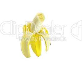 abgebissene Banane
