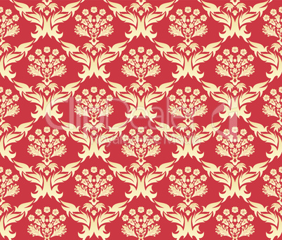 seamless damask pattern