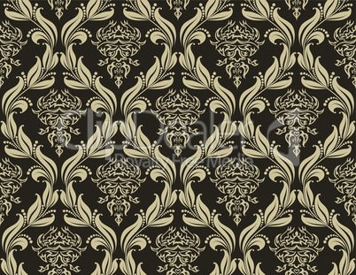 seamless damask pattern