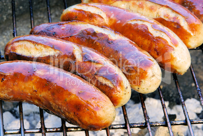 Grillen Bratwurst - barbecue bratwurst 05