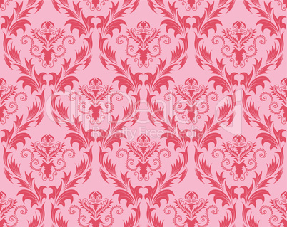 seamless damask pattern