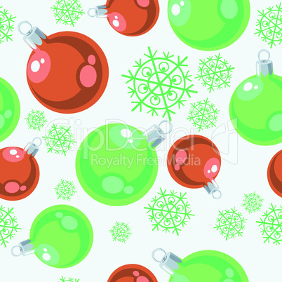 Seamless xmas ball ornament in color77