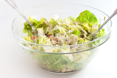 Gemischter Salat in Schüssel