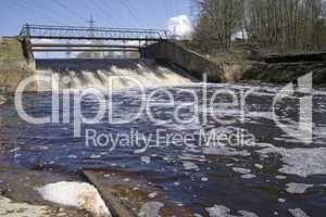 dam at small river