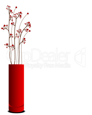 Vase mit Blumen