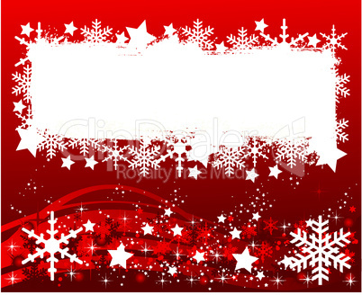 Roter Weihnachtshintergrund - Ihr Text hier