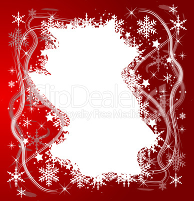 Roter Weihnachtshintergrund - Ihr Text hier