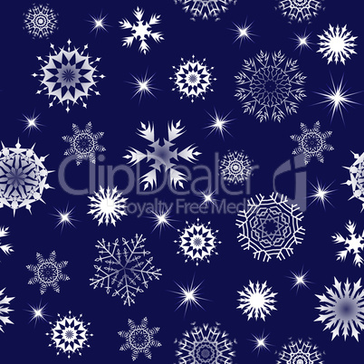 seamless snowflakes