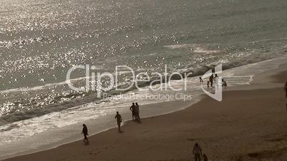 Beach people in summer