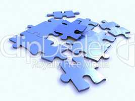 puzzle blue
