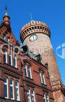 cottbus, germany with spremberger turm