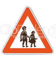 Vorsicht Kinder Schild