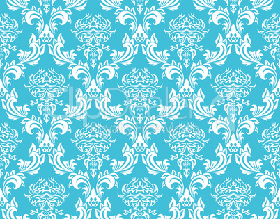 seamless damask pattern