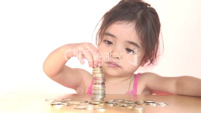 Child with money