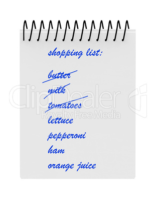 Shopping list