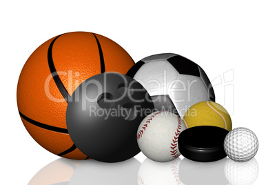 Fußball Baseball Basketball Tennisball Puck Bowlingkugel