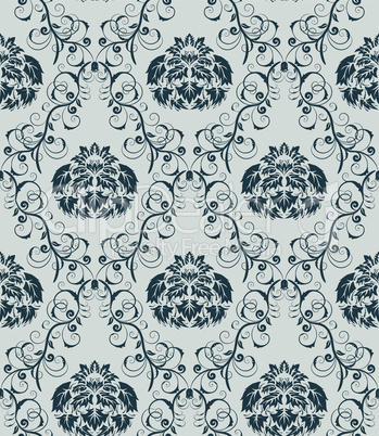 seamless damask pattern