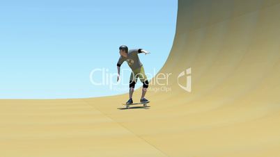 Skateboarder Loopable HD1080